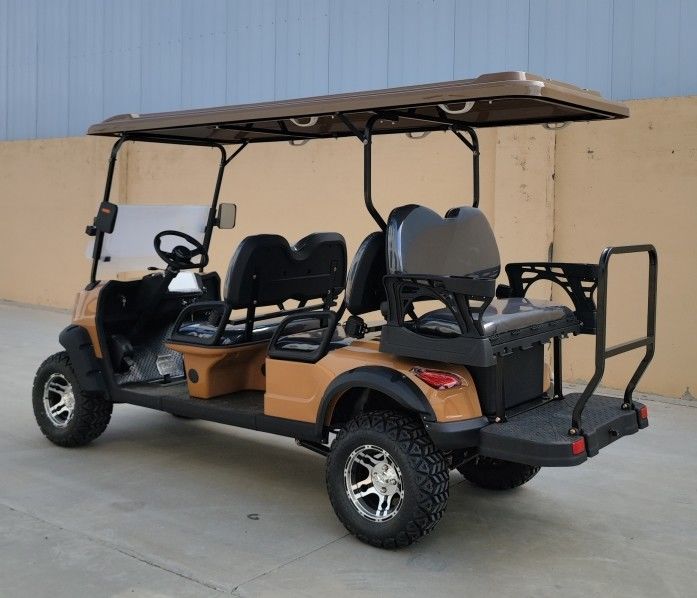 6 People Electric Golf Cart High Quality 5kw Motor With Lithium Battery And Off -Road Tires Road Legal
