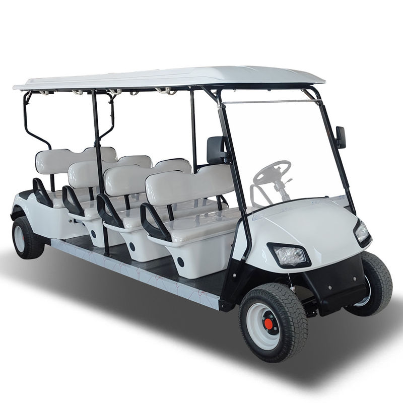 8 Seater Golf  Hunting Cart 30 KM/H Battery Operated Electric Golf  Buggy Logo Printing Customized