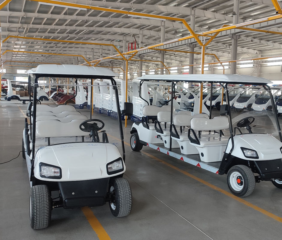 8 Seater Golf  Hunting Cart 30 KM/H Battery Operated Electric Golf  Buggy Logo Printing Customized