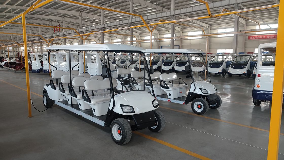 8 Seater Golf  Hunting Cart 30 KM/H Battery Operated Electric Golf  Buggy Logo Printing Customized