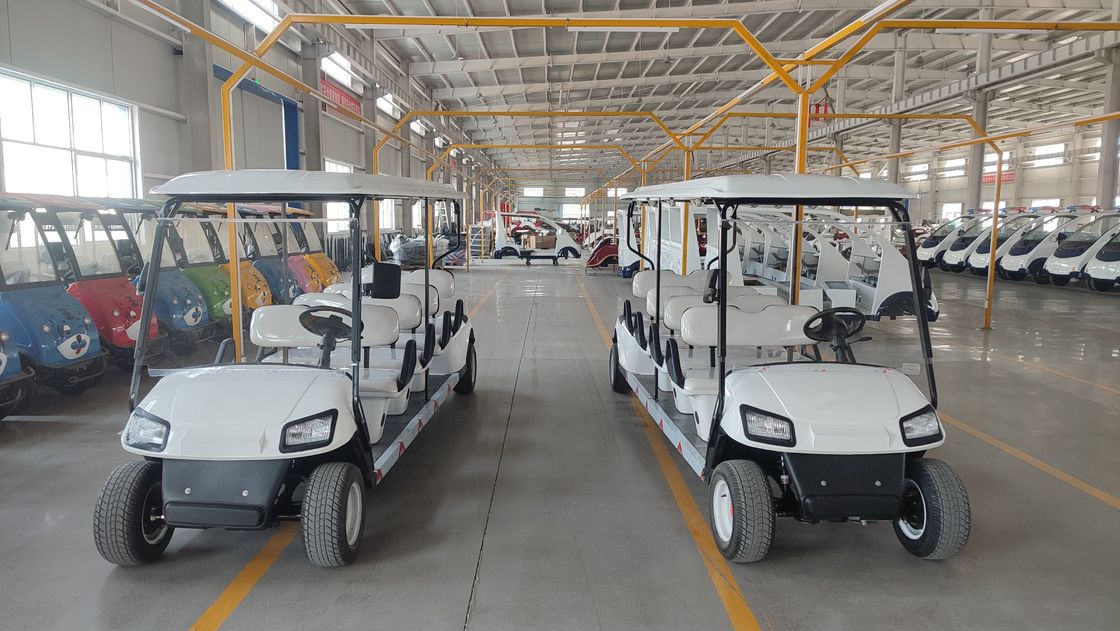 8 Seater Golf  Hunting Cart 30 KM/H Battery Operated Electric Golf  Buggy Logo Printing Customized