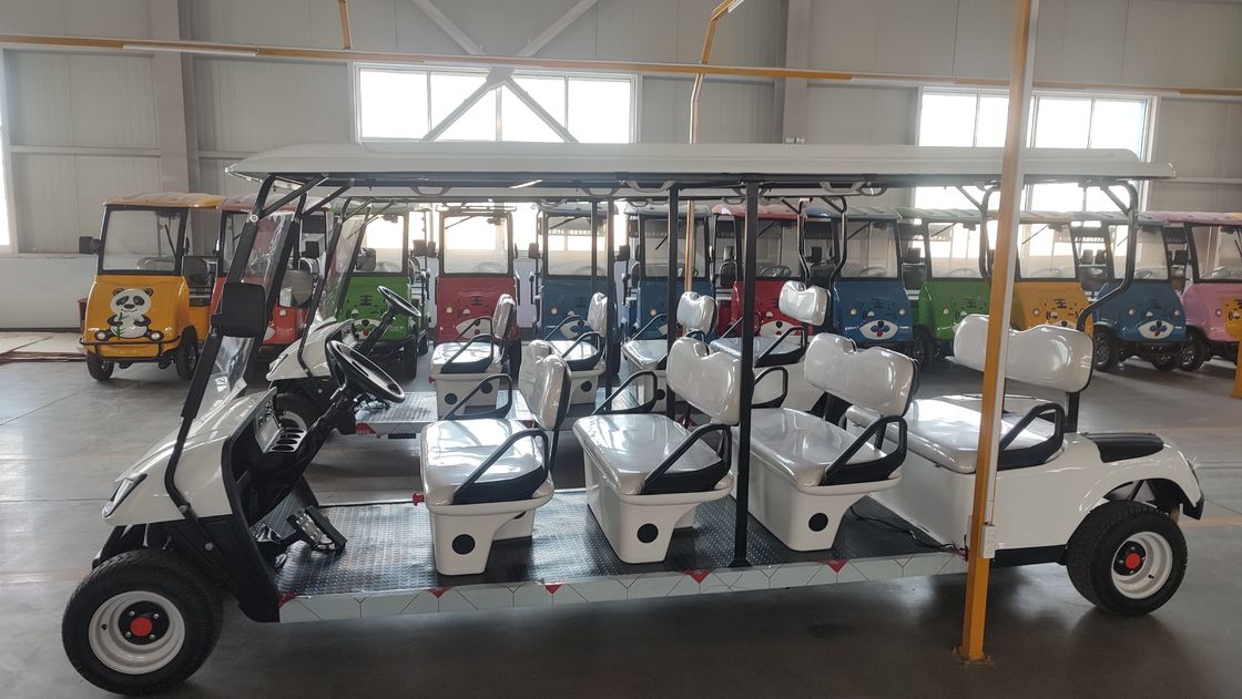 8 Seater Golf  Hunting Cart 30 KM/H Battery Operated Electric Golf  Buggy Logo Printing Customized