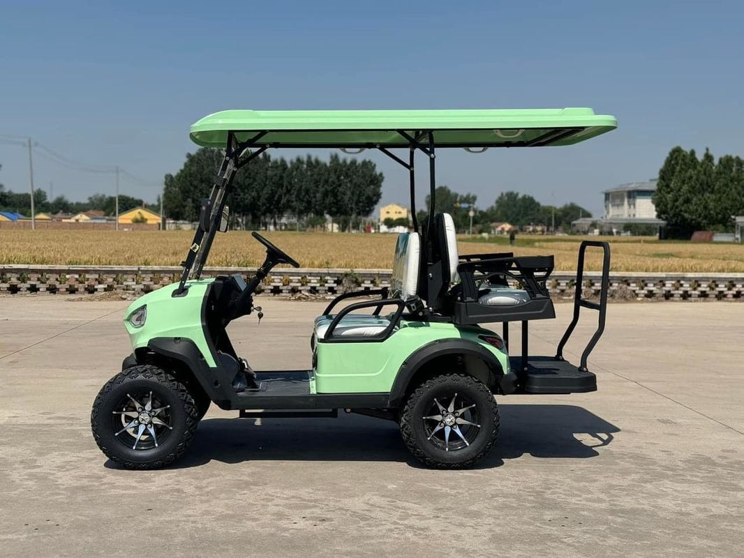 Automatic Lightweight 4 Seater EV Golf Cart Rechargeable Golf  Trolley For Scenic Spots