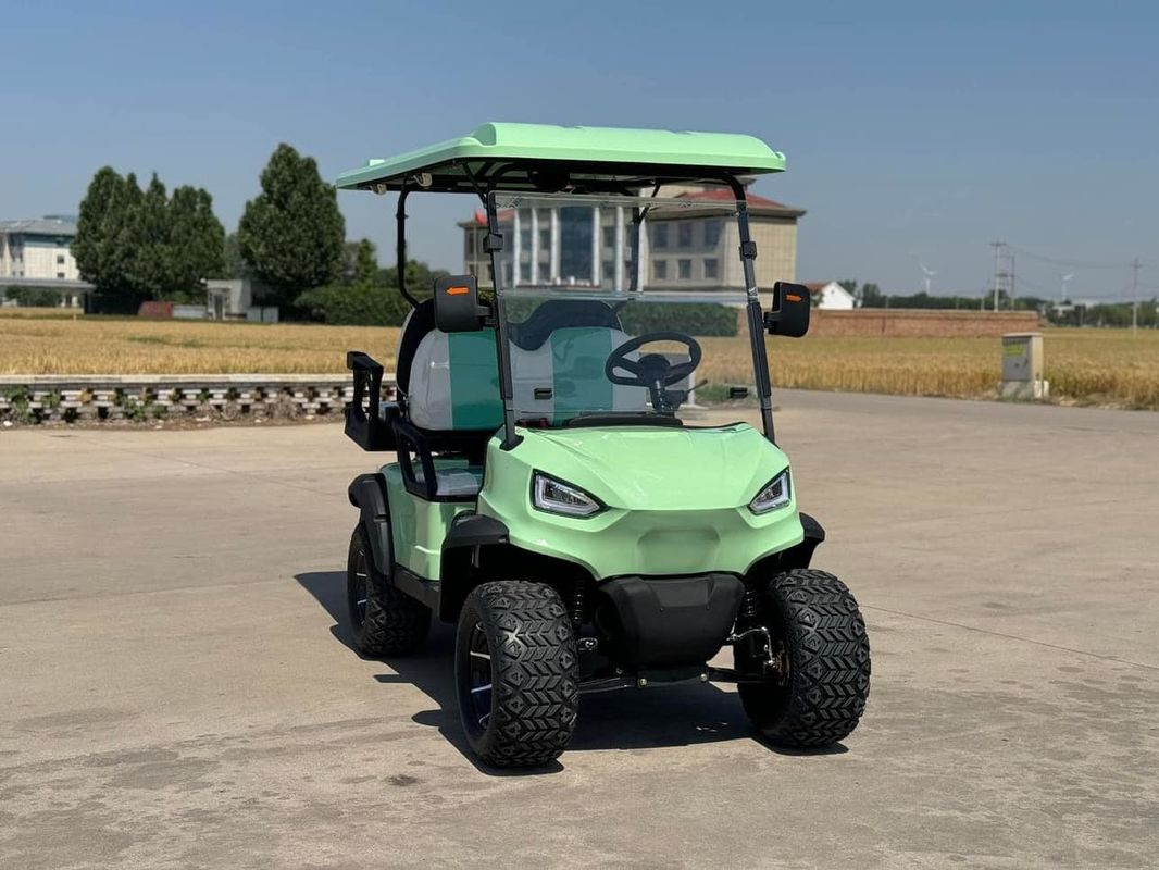 Automatic Lightweight 4 Seater EV Golf Cart Rechargeable Golf  Trolley For Scenic Spots