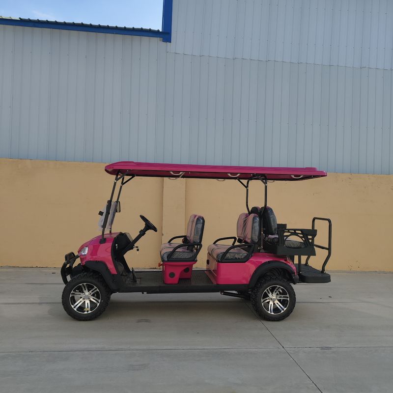 4+2 Seat Golf Cart Appearance Fashionable Design High-End Hot Sales 3.5/4/7Kw Performance Upgrades