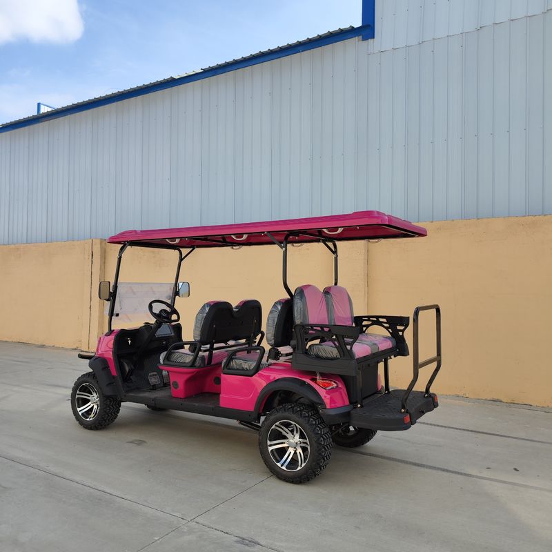 4+2 Seat Golf Cart Appearance Fashionable Design High-End Hot Sales 3.5/4/7Kw Performance Upgrades
