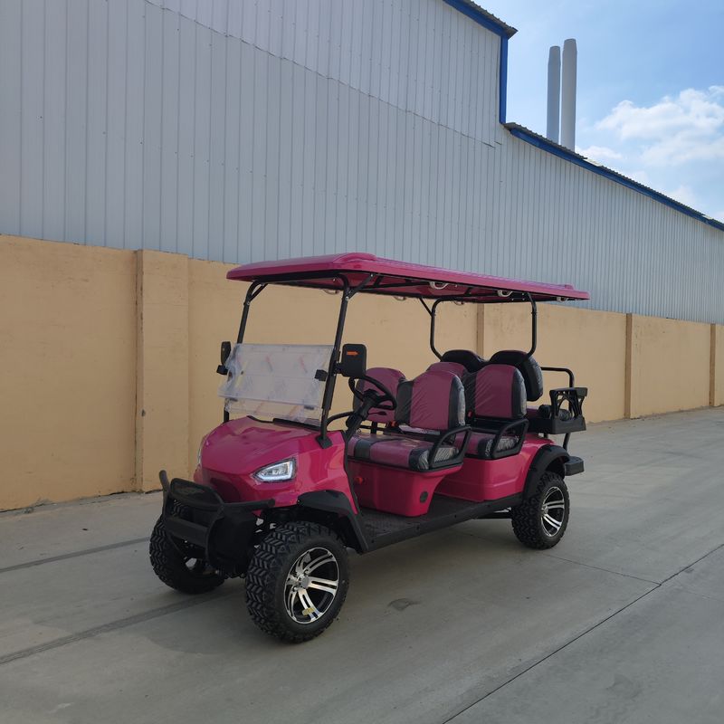 4+2 Seat Golf Cart Appearance Fashionable Design High-End Hot Sales 3.5/4/7Kw Performance Upgrades
