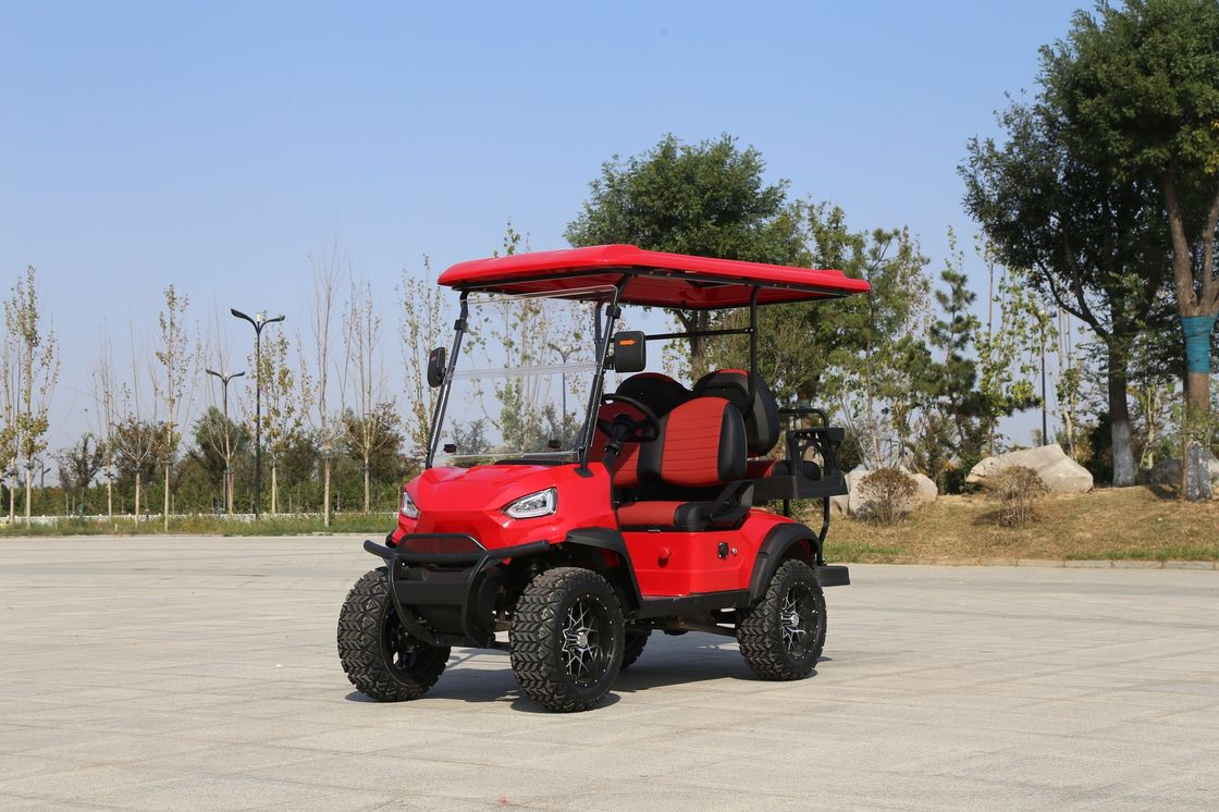Peak Prestige Flagship Model Luxurious Four-Seater Electric Golf Cart Technological Luxury, Interior Aesthetics Ultimate Choice For Prestigious Travel On Green Course
