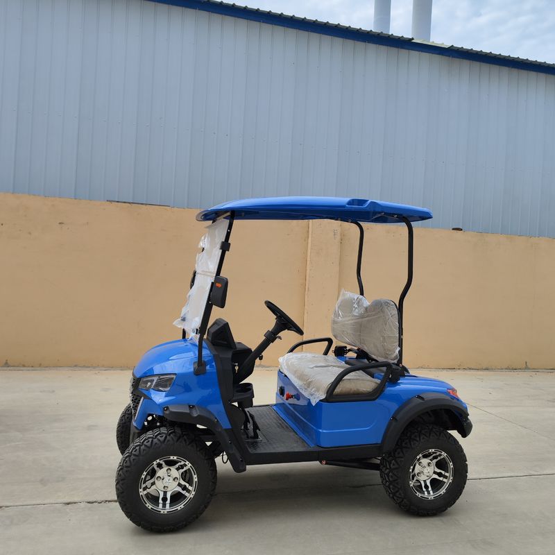4KW  12 Inch Off-Road Tires 2 Seater Electric Golf Cart Lithium Battery With Short Charging Time CE Approvaled