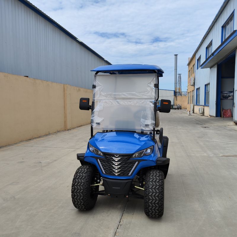 4KW  12 Inch Off-Road Tires 2 Seater Electric Golf Cart Lithium Battery With Short Charging Time CE Approvaled