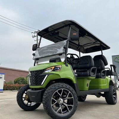 Customizable 6 Seat Electric Street Legal Hunting Golf Cart With 72V 4Kw Motor