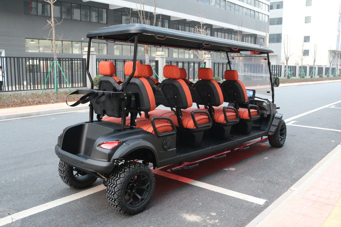 72V Lithium Battery 8 Seat Luxury Battery Powered   Electric Golf Cart Buggy CE Approved China Made