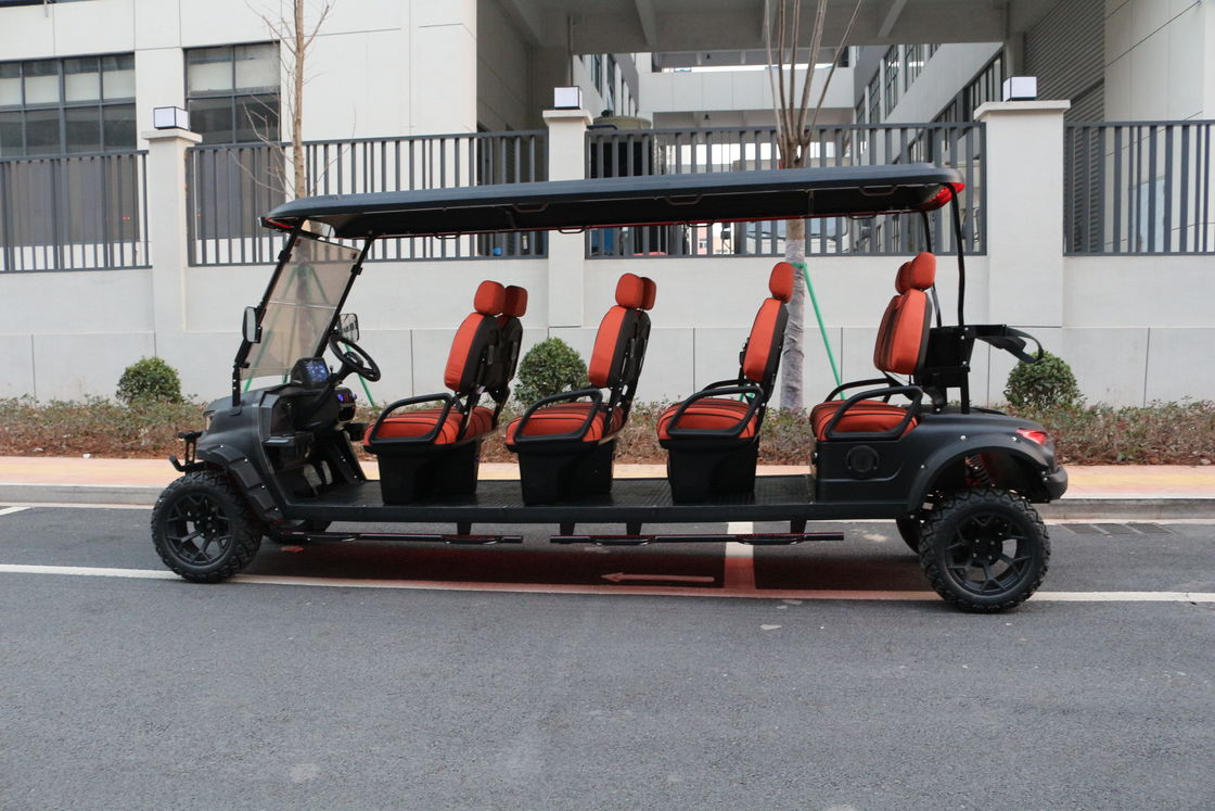 72V Lithium Battery 8 Seat Luxury Battery Powered   Electric Golf Cart Buggy CE Approved China Made