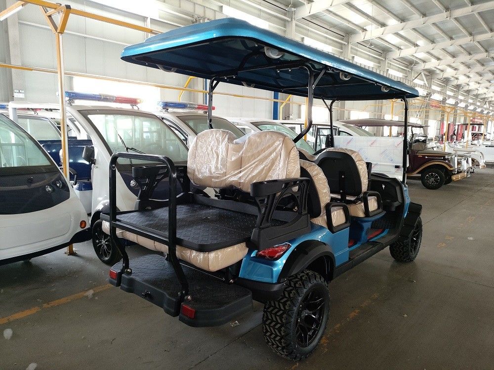 6 Passenger Electric Off Road Golf Cart Front Suspension Made China Electric Street Legal