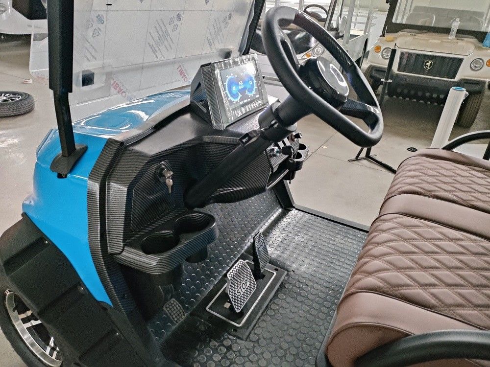 6 Passenger Electric Off Road Golf Cart Front Suspension Made China Electric Street Legal