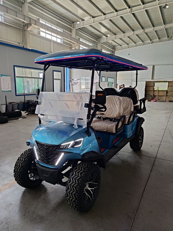 6 Passenger Electric Off Road Golf Cart Front Suspension Made China Electric Street Legal