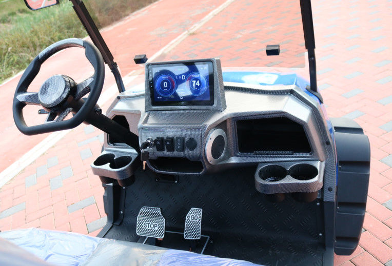 4Kw Motor 4 Seats Electric Golf Cart 12 Inch Tire Vehicle For Sale With Lead Acid Battery