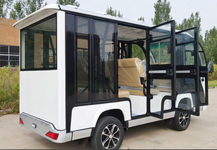 Manufacturers Wholesale 8-Seat Electric Sightseeing Car With Door New Energy Car With Battery