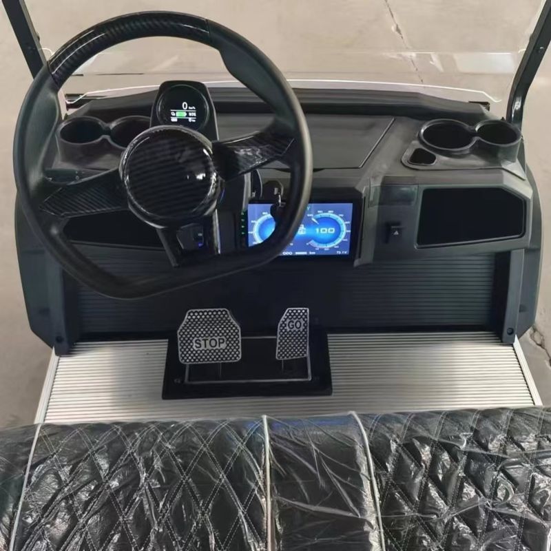 Luxury Electric Utility Hunting 72V Lithium Off Road Golf Cart 4 Seater Scooter Street Legal For Sale