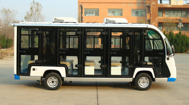 Electric Sightseeing Bus 9-23 Seats With Door Minibus Scenic Area Passenger With Air Conditioning