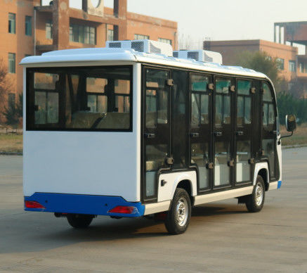 Electric Sightseeing Bus 9-23 Seats With Door Minibus Scenic Area Passenger With Air Conditioning