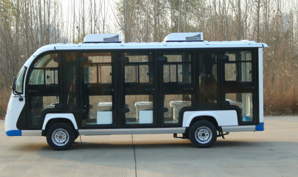 Electric Sightseeing Bus 9-23 Seats With Door Minibus Scenic Area Passenger With Air Conditioning