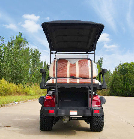 Luxury Four-Seater Electric Golf Cart Enjoy Prestigious Comfortable Riding Experience High-End Choice For Cruising On Green Golf Course