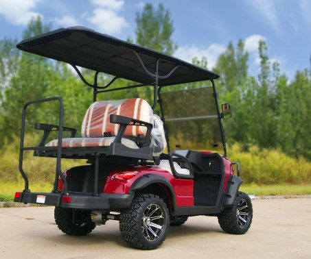 Luxury Four-Seater Electric Golf Cart Enjoy Prestigious Comfortable Riding Experience High-End Choice For Cruising On Green Golf Course