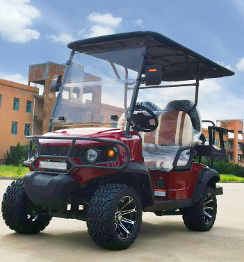 Luxury Four-Seater Electric Golf Cart Enjoy Prestigious Comfortable Riding Experience High-End Choice For Cruising On Green Golf Course
