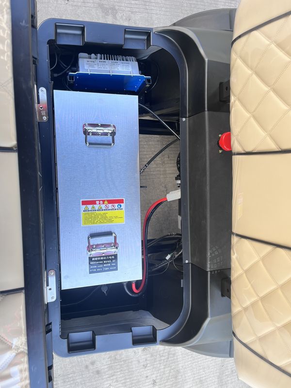 Ev 4 Seat Classic Vintage Golf Carts With Mirrors And Bed 12 Seater Enclosed 72V Model