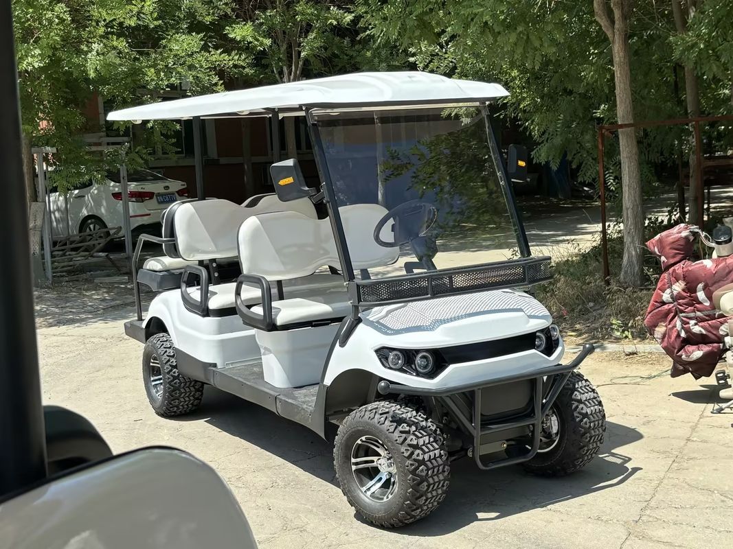 36V 200Ah Lithium Batteries 4 Seater Electric Custom Wholesale  Golf Cart With Windshield Street Legal