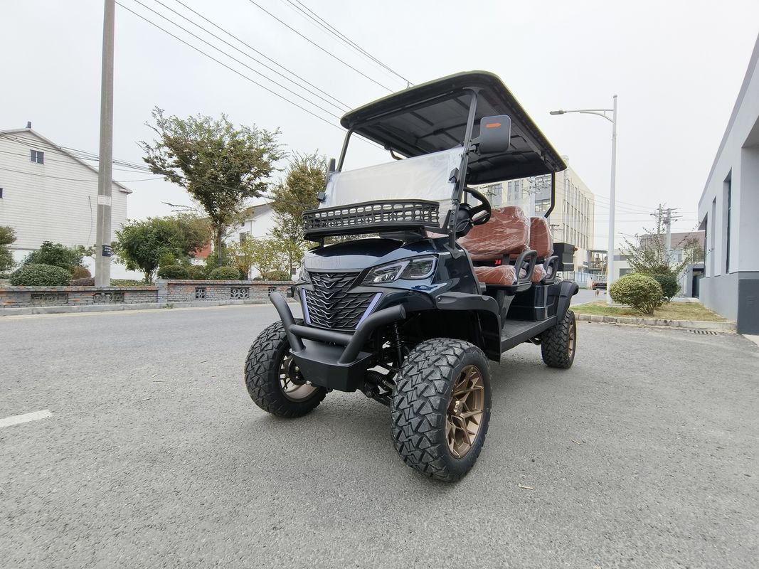 Chinese Import Electric 4 Seater Cheap Street Legal Wholesale Utility Cargo Golf Cart Truck Luxury Off Road 72 Volt