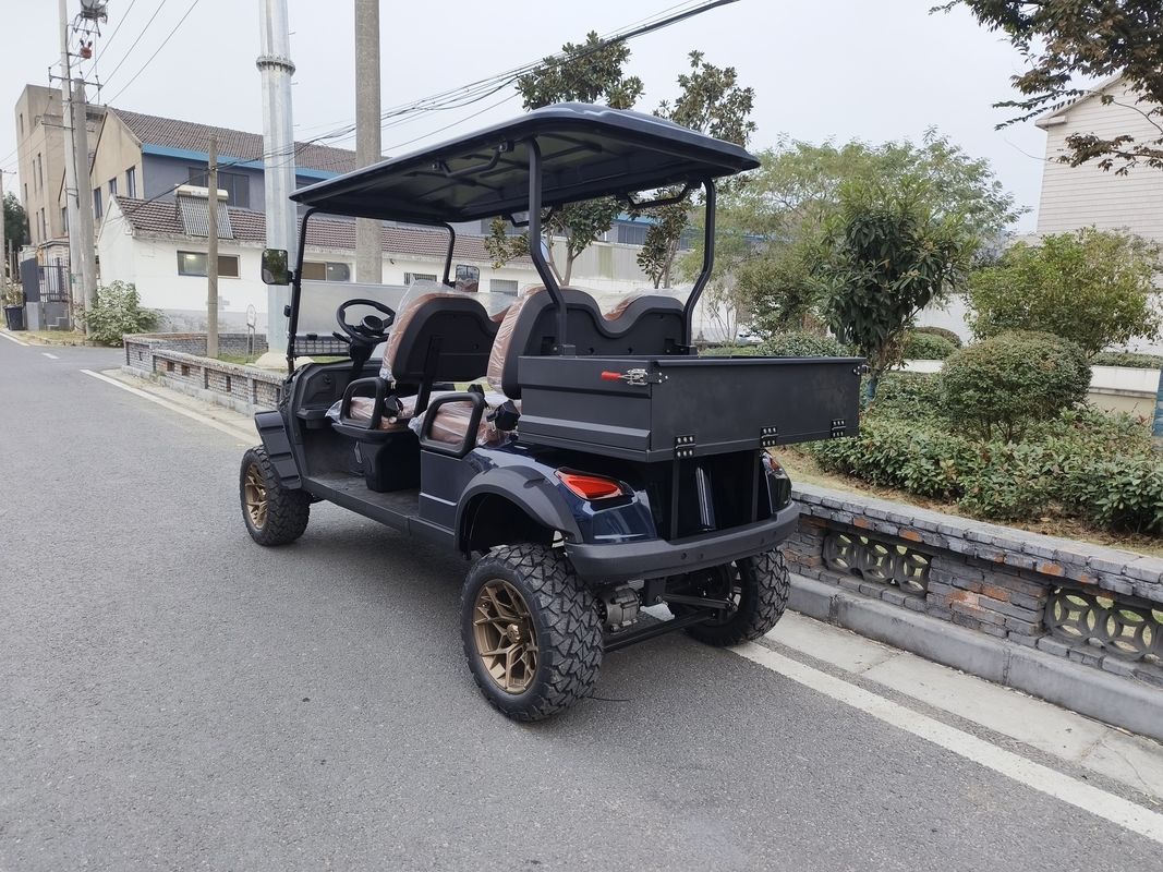 Chinese Import Electric 4 Seater Cheap Street Legal Wholesale Utility Cargo Golf Cart Truck Luxury Off Road 72 Volt