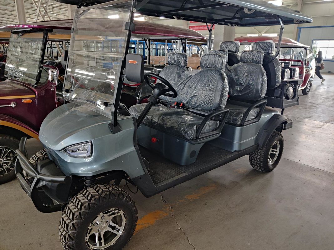 6 Seater 4 Wheel Golf Carts Scooter Electric 48V 100Ah Lithium Batteries Golf Cart