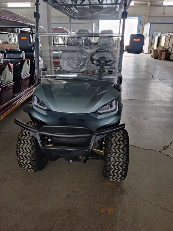 6 Seater 4 Wheel Golf Carts Scooter Electric 48V 100Ah Lithium Batteries Golf Cart