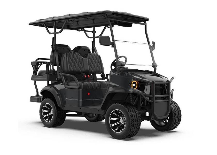 Lithium Battery Golf Cart With Customizable Colors 2+2 Seat High Brightness Taillight