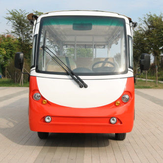 Electric Sightseeing Bus 8 11 17 Seat Mini Bus Lead Acid Battery 7.5Kw Ac Motor