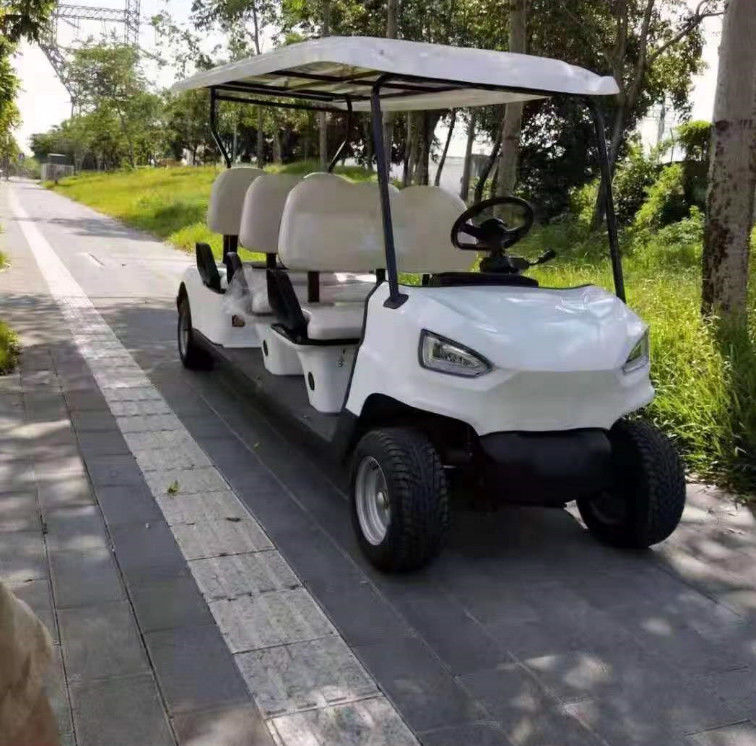 72V 5KW Sistema AC 12 pollici pneumatici elettrici Golf Buggy 6 passeggeri Carro da golf sollevato