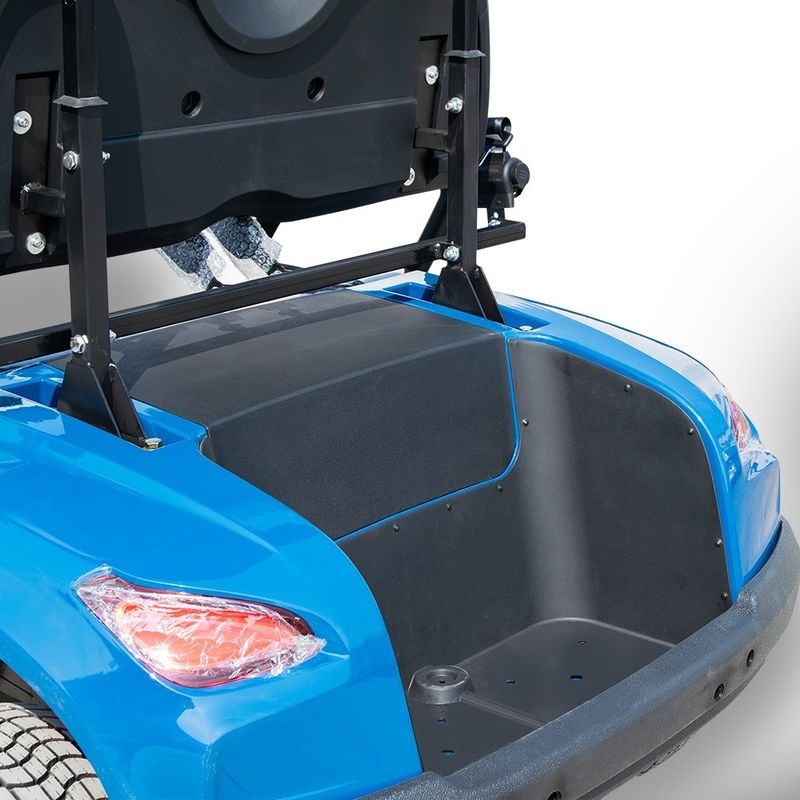 Foldable Ev 2 Seat Classic Vintage Golf Carts With Mirrors And Bed Enclosed 72V Trolley