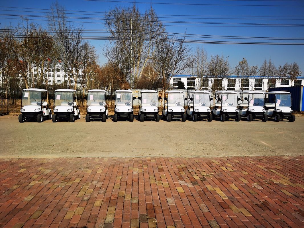 4 Wheel Street Legal Family Electric Off Road Utility Golf Cart 8 posti con scatola di stoccaggio