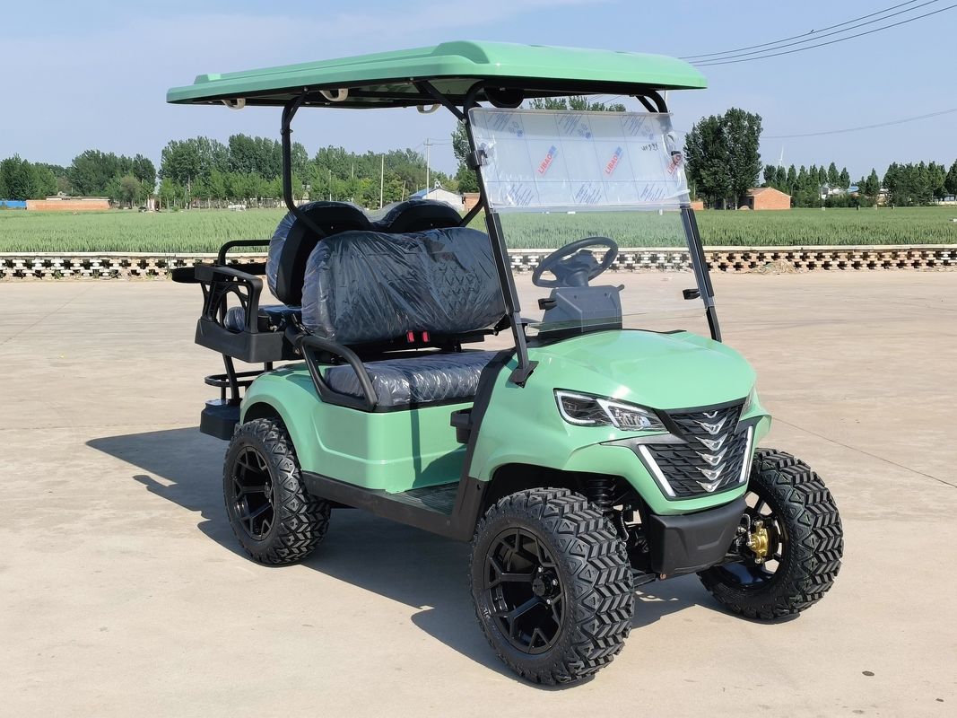 48V Golf Cart Accommodating Four People With Energy Lithium Battery And Off-Road Tires