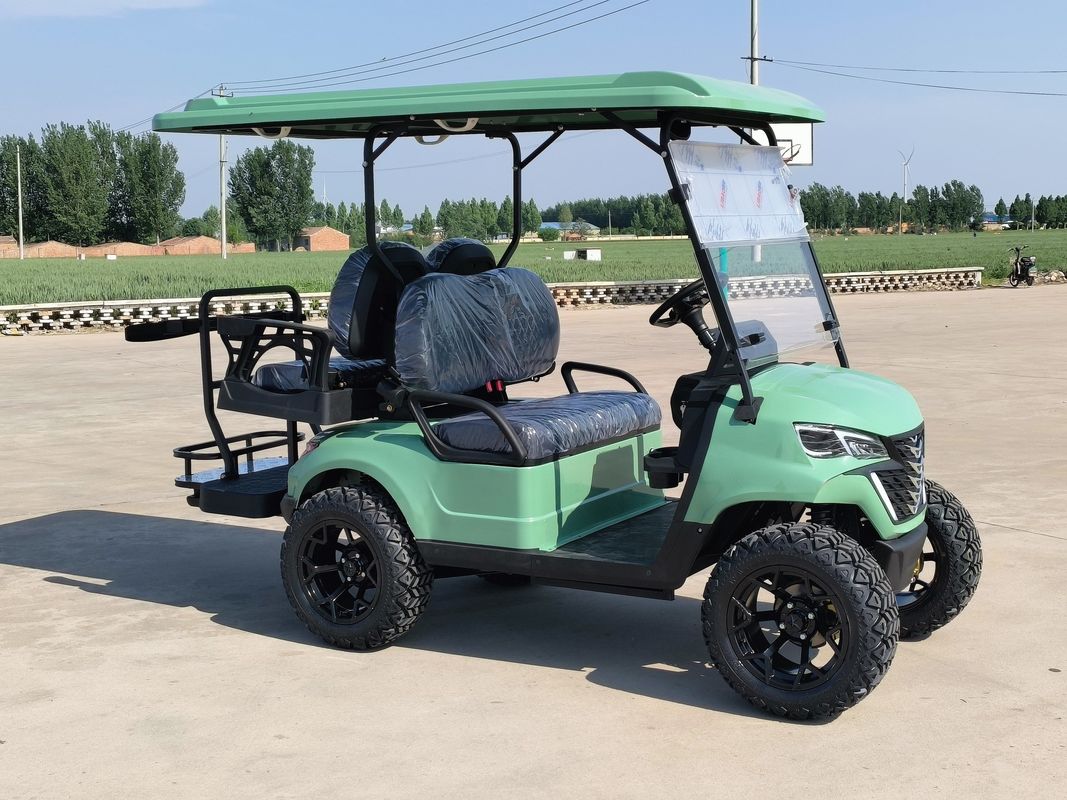 48V Golf Cart Accommodating Four People With Energy Lithium Battery And Off-Road Tires