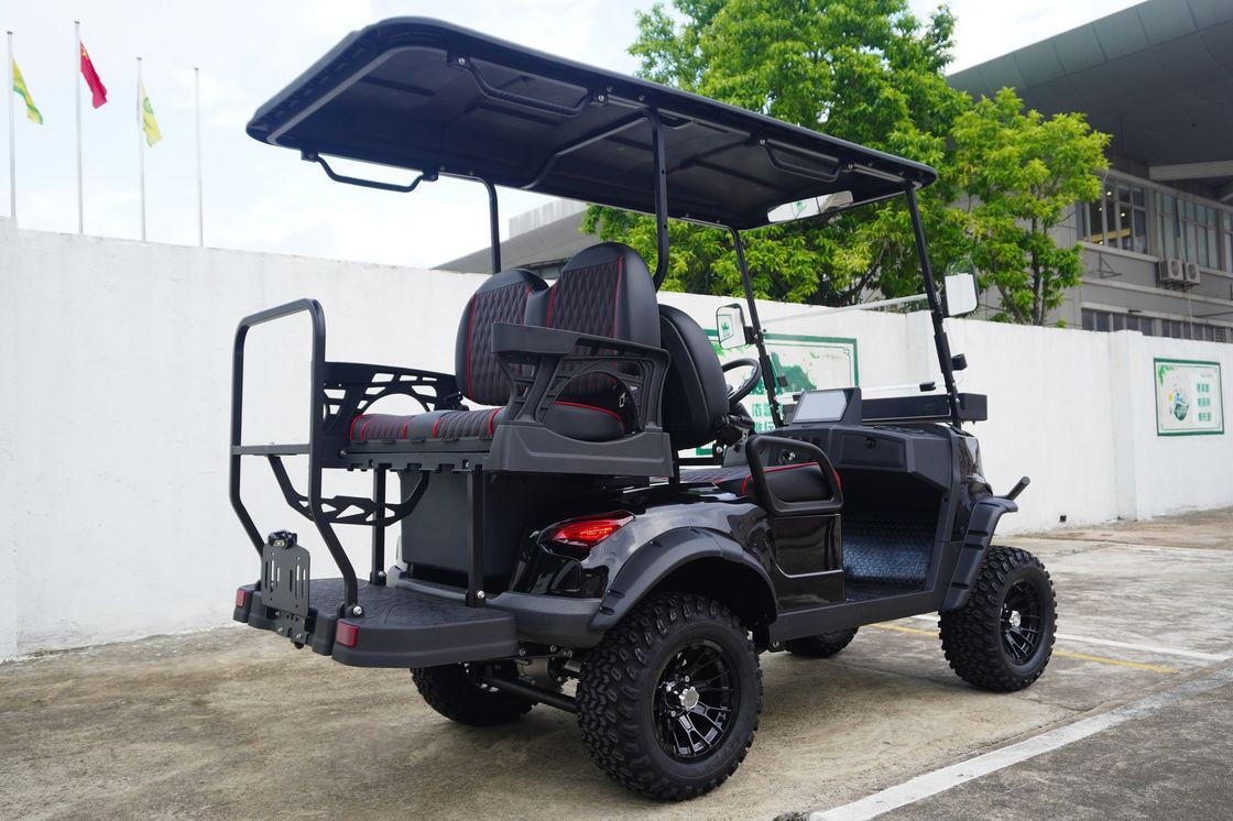 Electric Cartelectric Golf Cart Buggy Vehicles 2+2 Seater With Dump Bed And Roof Golf