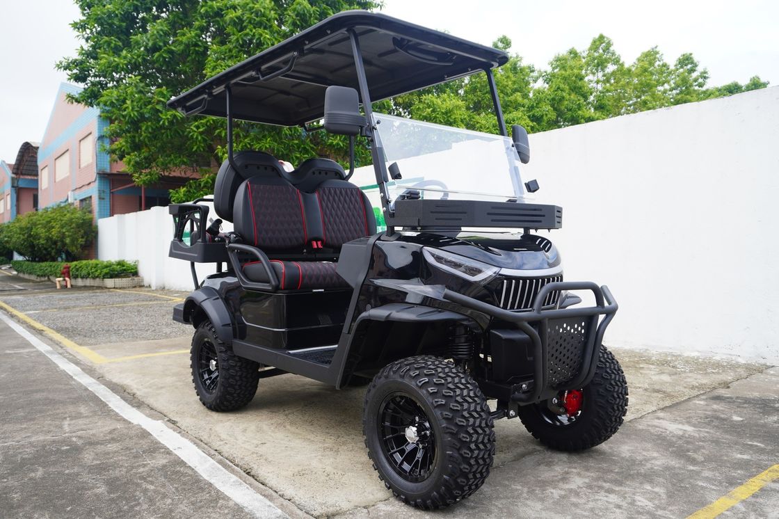 Electric Cartelectric Golf Cart Buggy Vehicles 2+2 Seater With Dump Bed And Roof Golf