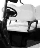 Electric 4 Seater Black Basic Golf Cart New Upgrade Color Customized 3D Printing Logo