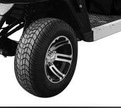 Electric 4 Seater Black Basic Golf Cart New Upgrade Color Customized 3D Printing Logo