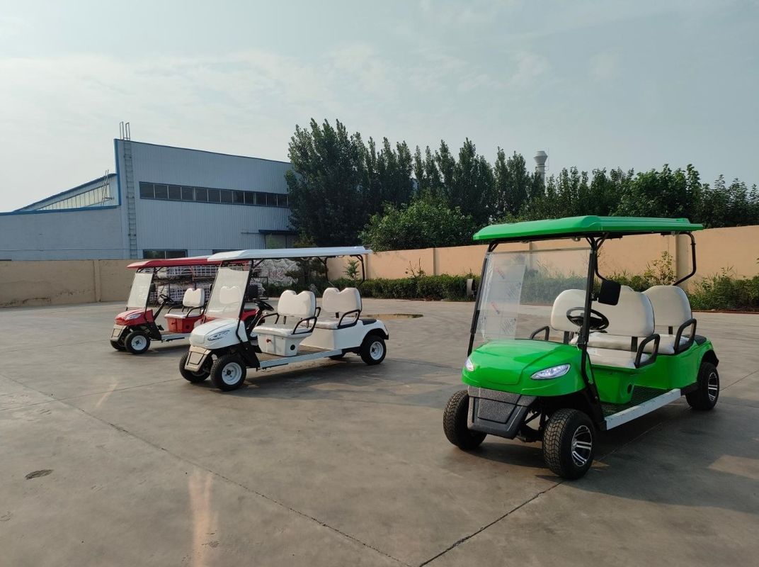 Waterdrop Green New Energy Lithium Battery Electric Golf Cart With Customizable Color And LOGO Seat 4 People.