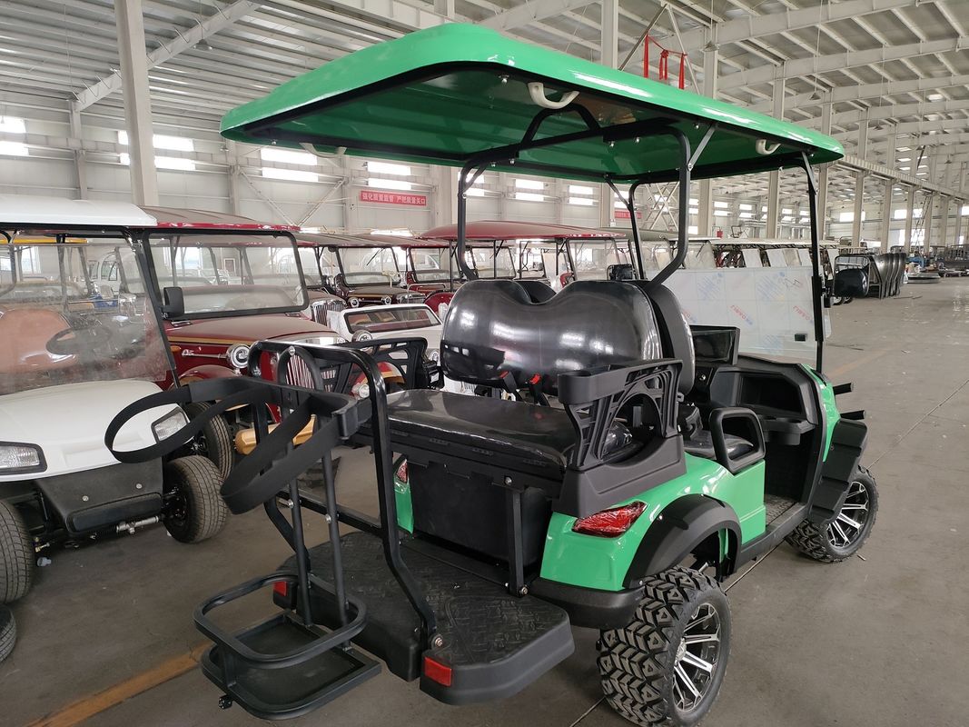 Der neue Off-Road 4-Sitzer grüner High-End-Elektro-Golfwagen unterstützt maßgeschneiderte Farben und LOGO Vierradscheibenbremsen