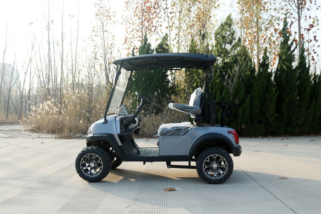 ที่นั่งใหญ่ที่สะดวกสบาย 2 ที่นั่งไฟฟ้า Custom Golf Cart ความเคลื่อนไหวสี่ล้อ Scooter สําหรับทุกวัย