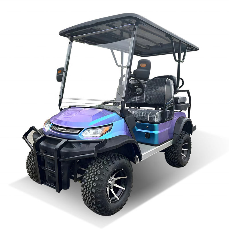 Fashion Meets Performance Colorful Golf Cart Blending Stunning Aesthetics With Superior Capabilities For More Effortless Enjoyable Course Experience